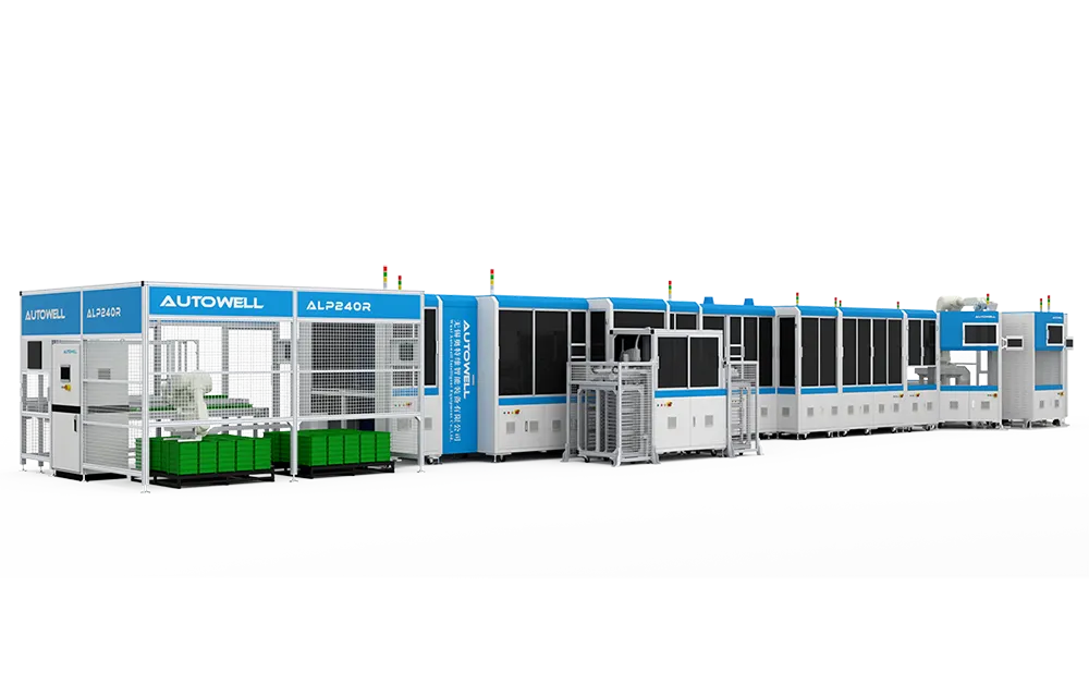 Module Automatic Assembly Line for Cylindrical Cells